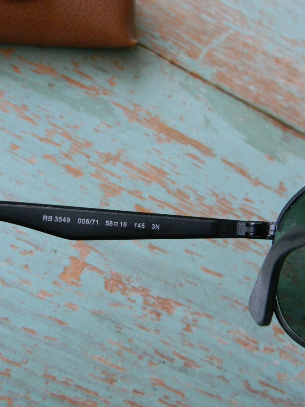RAY-BAN BLACK AVIATOR SUNGLASSES & CASE **FRAMES ONLY, HAVE PRESCRIPTION LENSES - Picture 5 of 7